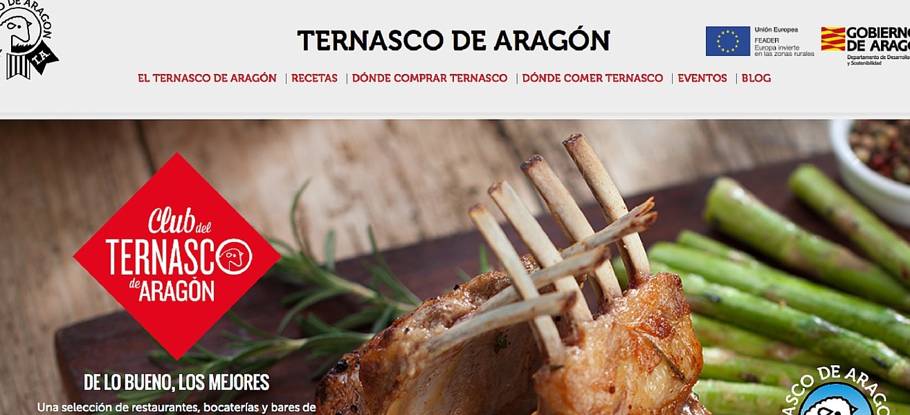 Pagina web Ternasco de Aragon