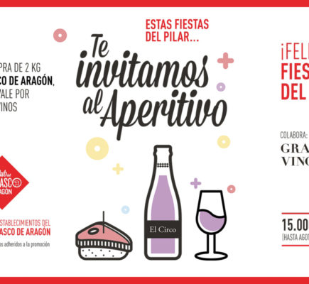 Te invitamos al aperitivo en las Fiestas del Pilar