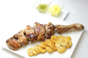 Asado de paletilla de Ternasco de Aragon del Restaurante Torre del Salvador