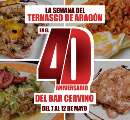 Semana del Ternasco de Aragón en el bar Cervino