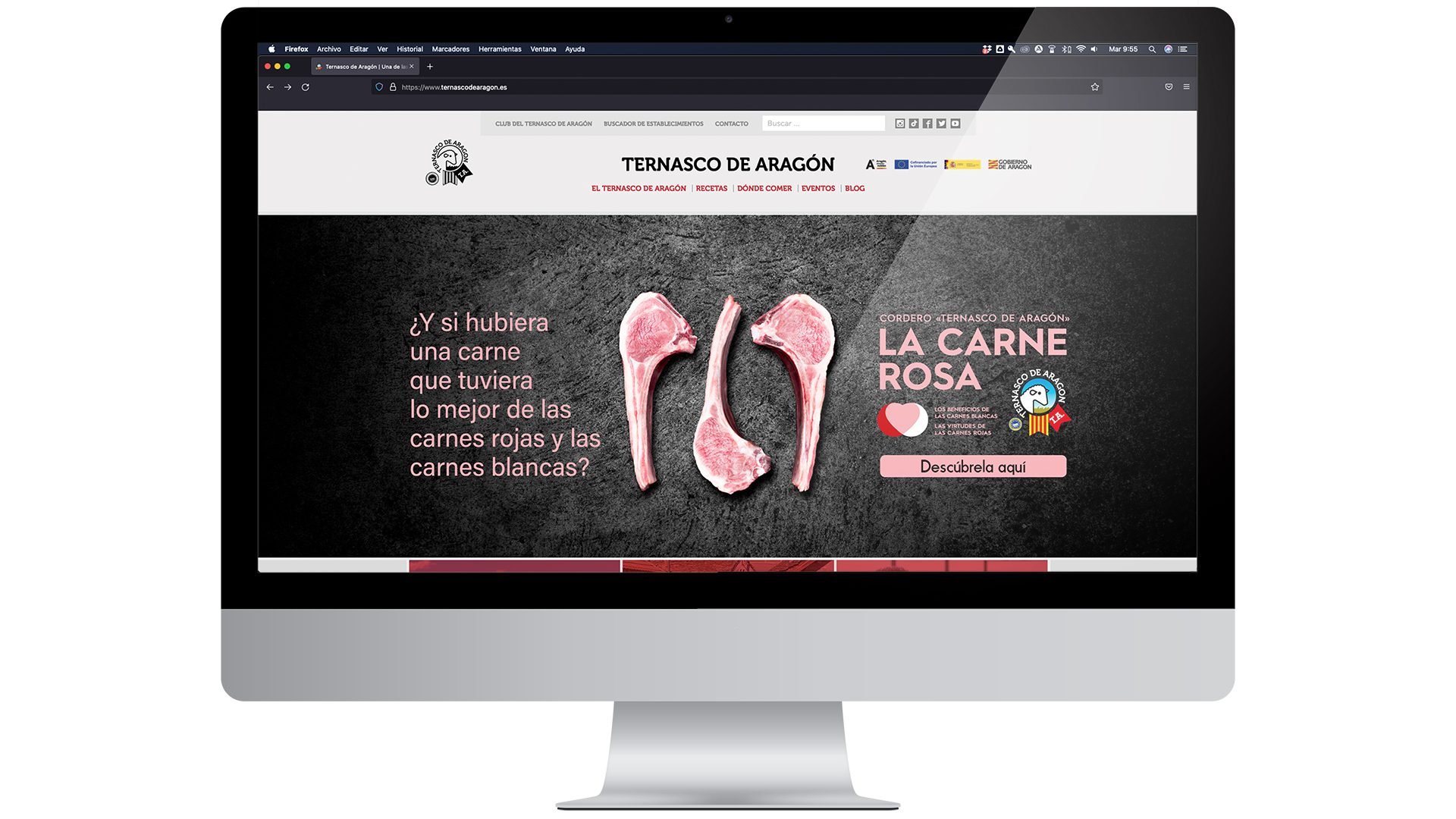 spot la carne rosa